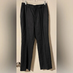 Lauren Ralph Lauren 100% Linen Fully Lined Black Dress Pants Size 6